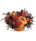 Hauntingly Pretty Pumpkin Bouquet from Swindler and Sons Florists in Wilmington, OH